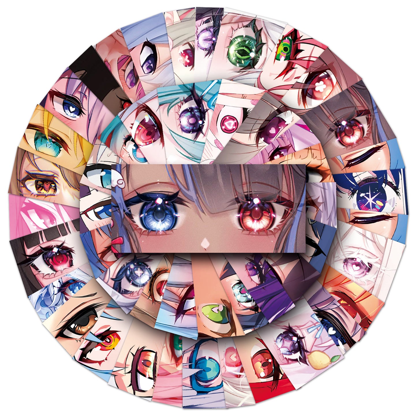 5 Random Waifu Eye Stickers