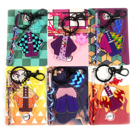 Demon Slayer Acrylic Hiyori Keychains
