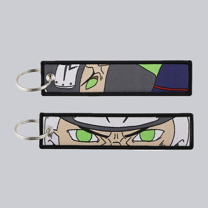 Naruto Embroidery Keychains
