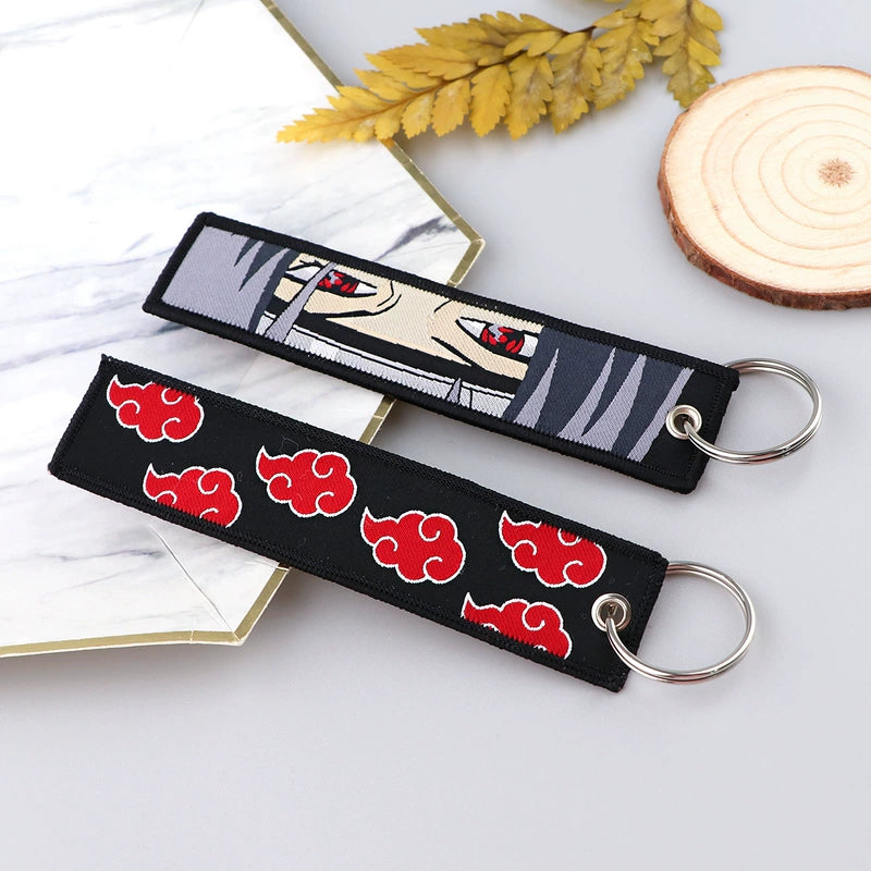Naruto Embroidery Keychains