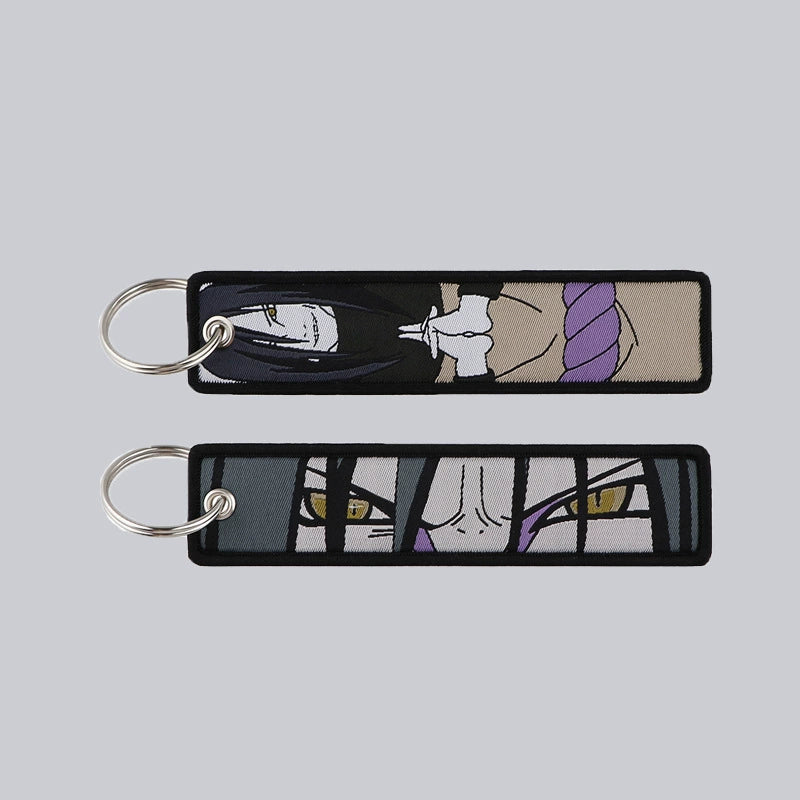 Naruto Embroidery Keychains