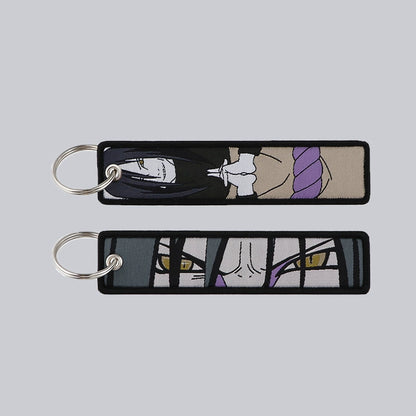 Naruto Embroidery Keychains