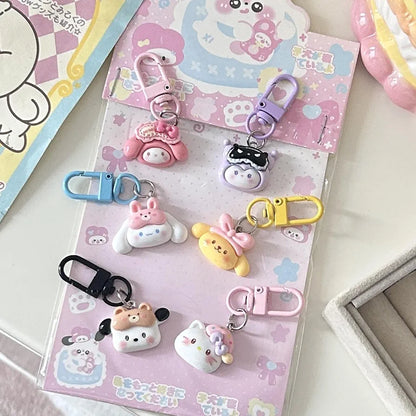 2 Randomized Cute Charm Keychains