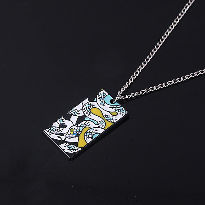 Demon Slayer Enamel Necklace