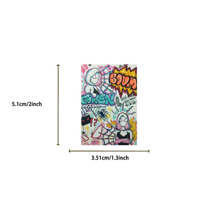 5 Random Spiderman Cover Stickers