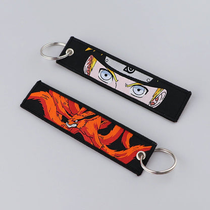 Naruto Embroidery Keychains