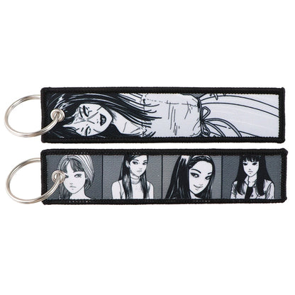 Uzumaki Embroidery Keychains