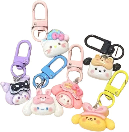 2 Randomized Cute Charm Keychains